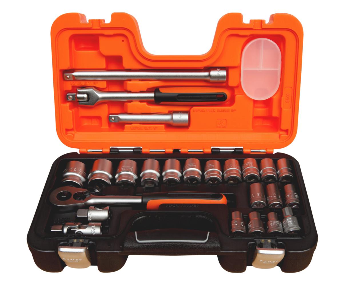 Hylsnyckelsats Bahco S240, 1/2" 24 delar - HYLSNYCKELSATS BAHCO S240 1/2 24DEL