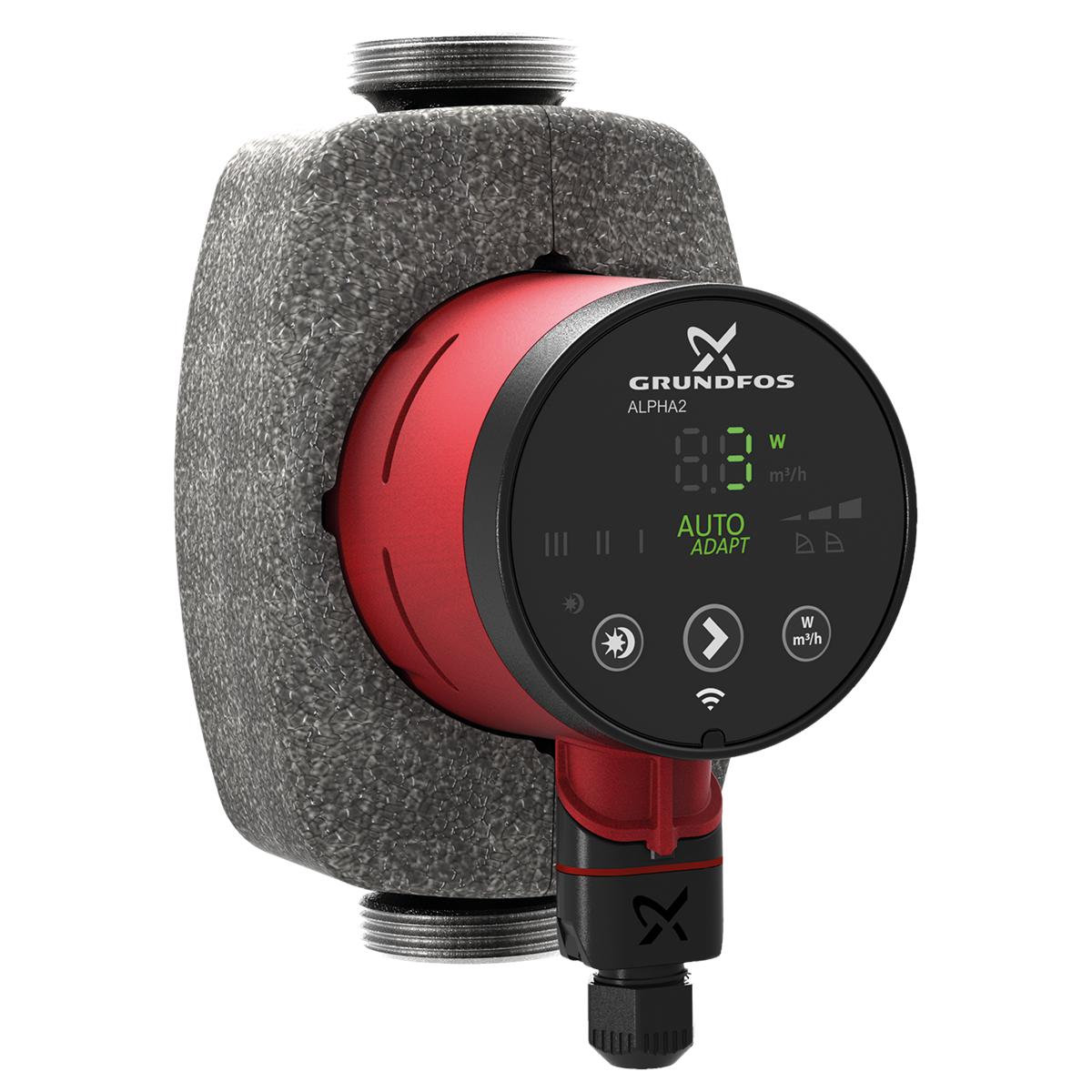 Tappvarmvattenpump Alpha2, Grundfos - ALPHA2 25-40 N 180 GRUNDFOS TAPPVARMVATTENPUMP