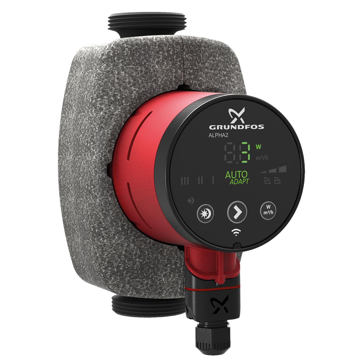 Cirkulationspump Alpha2, Grundfos - ALPHA2 25-60 180 GRUNDFOS CIRKULATIONSPUMP