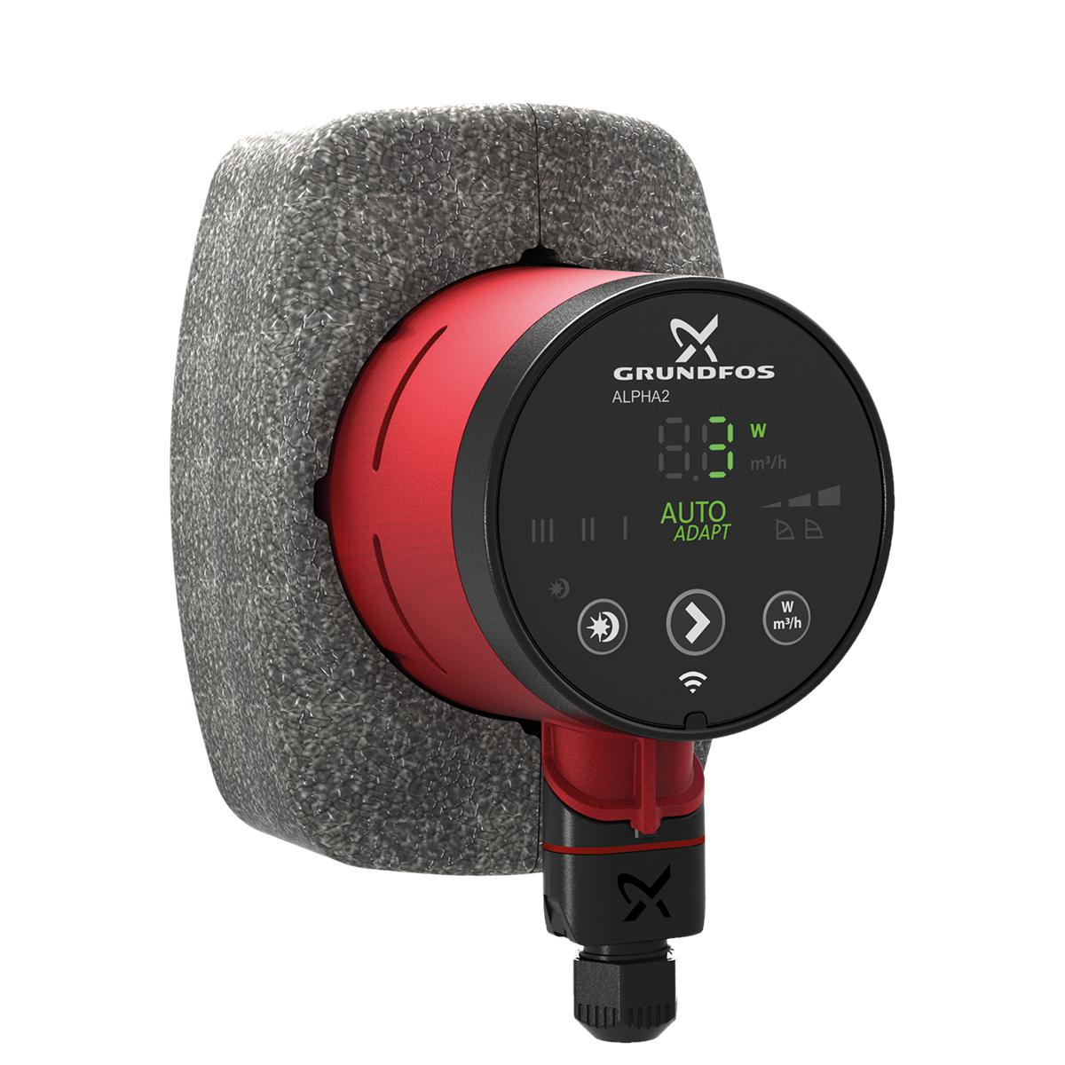 Tappvarmvattenpump Alpha2, Grundfos - ALPHA2 25-40 N 130 GRUNDFOS TAPPVARMVATTENPUMP