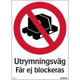 Förbudskyltar övrigt