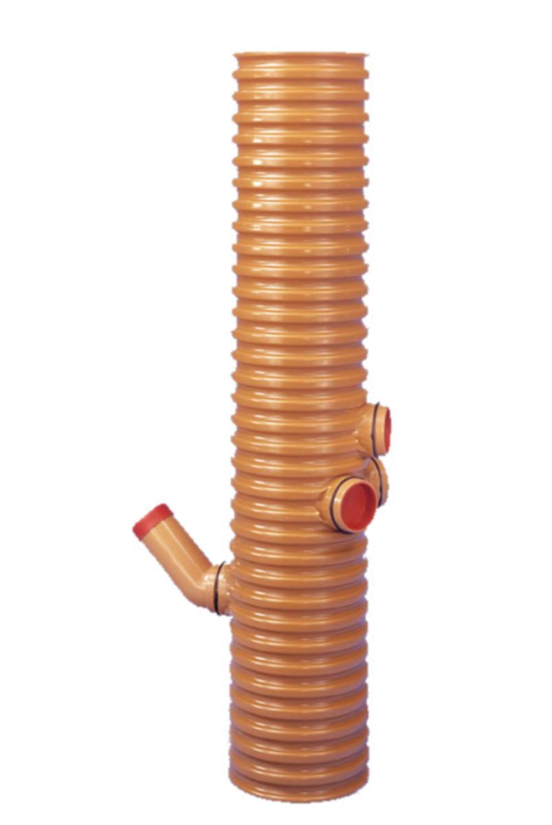Dräneringsbrunn Wavin, 315 mm med vattenlås - 355/315x110 DRÄNBR. PVC L=2000 M V-LÅS, SANDFÅNG 70 L, WAVIN