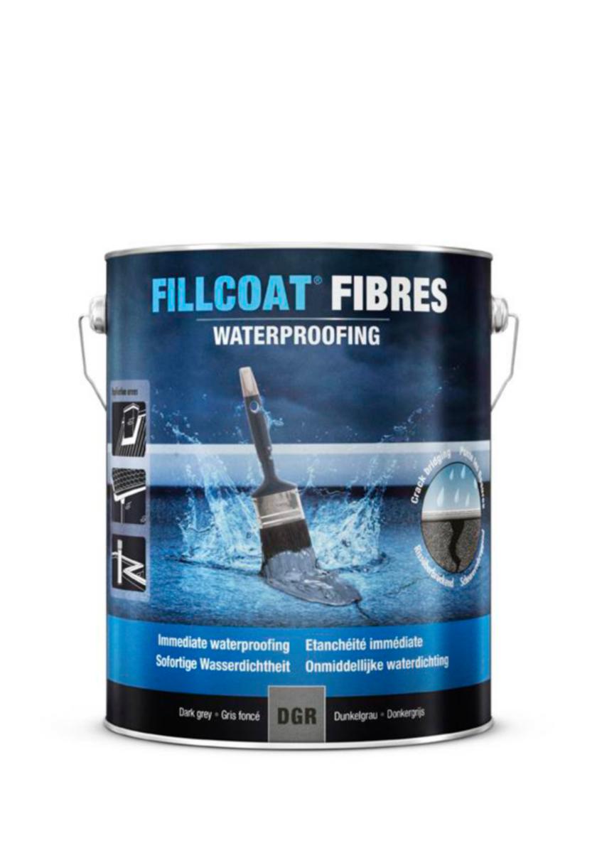 Taktätning Fillcoat Waterproofing Rust Oleum - TAKTÄTNING FILLCOAT FIBRES RUST OLEUM WATERPROOF 5L GRÅ