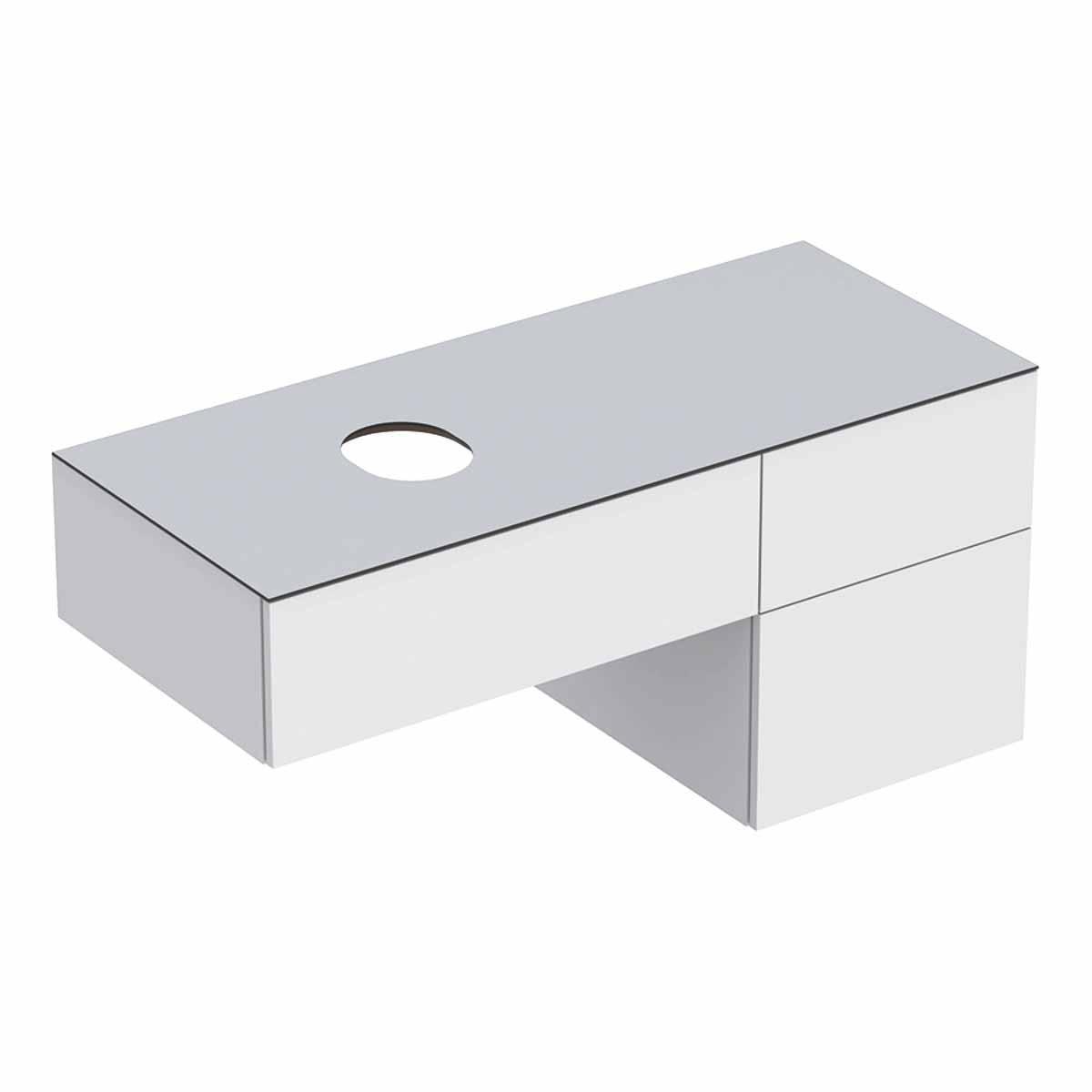 Underskåp Variform med 3 lådor, Geberit - GEBERIT VARIFORM UNDERSKÅP B120.H55.T51. VIT. 3 LÅDOR