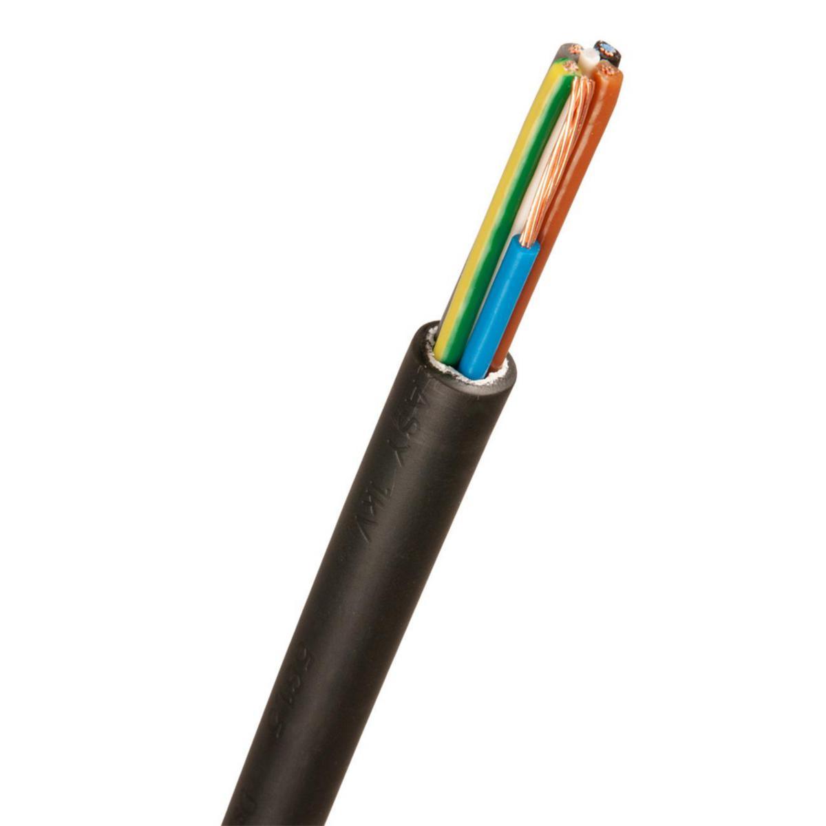 Jordkabel FXQ Easy 1kV Dca - FXQ EASY 3G1.5 1KV SVART R50 (*1)