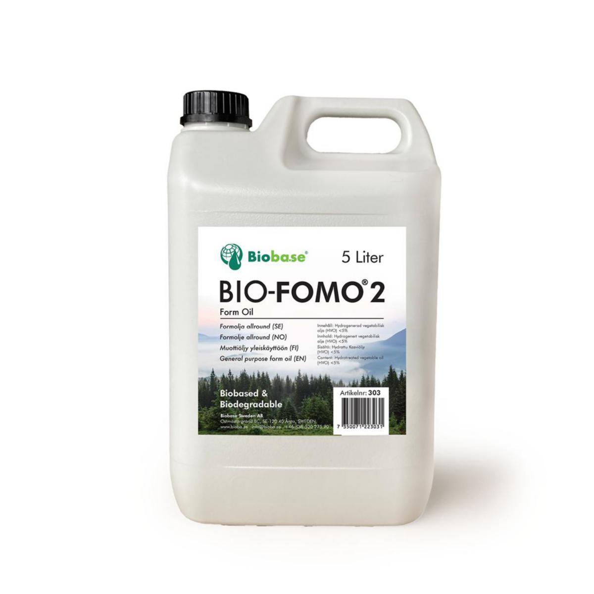 Fossilfri formolja Bio-Fomo 2 - FORMOLJA BIO-FOMO 2 - 5L FOSSILFRI. BIO NEDBRYTNINGSBAR