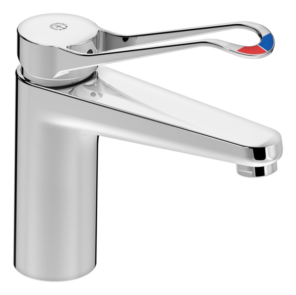 Tvättställsblandare Nya Nautic Care Blyfri, Gustavsberg - GBG NYA CARE TS.BLANDARE 150 MM PIP . RH-SPAK. BF
