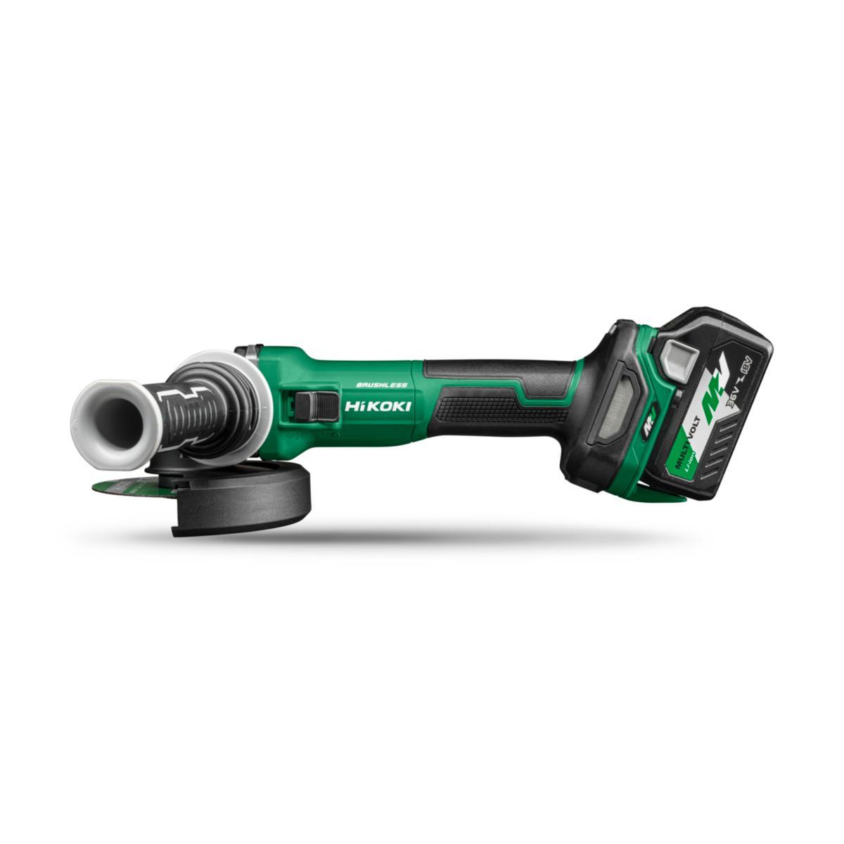 Vinkelslipmaskin HiKOKI G3613DVE - VINKELSLIP HIKOKI G3613DVE 36V MV 2X2,5AH/LADDARE