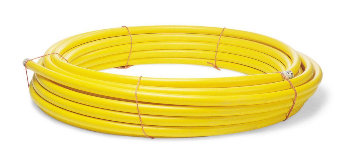 Kabelrör SRN, slät, gul, i ring - KABELRÖR PEM 32/28 SRN GUL(50) SLÄTA