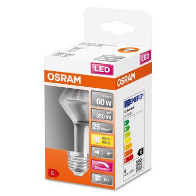 LED-LAMPA R63 (60) E27 DIM 36GR 927 OSRAM