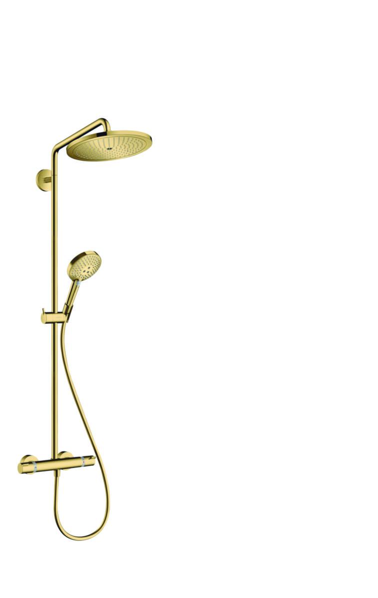 Hansgrohe Takduschset HG Croma Select 280 - HG CROMA SELECT 280 SHOWERPIPE TAKDUSCH, GULD,150C/C 26890990