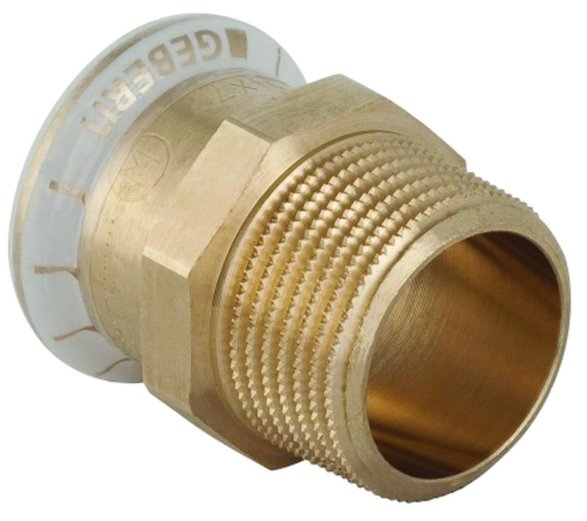 Övergångsmuff med utv gg, koppar, Mapress - 12XR10  MA-PRESS CU    61701 ÖVERG.MUFF UTV GG