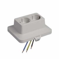 Lock med Schuko-uttag, Rutab
