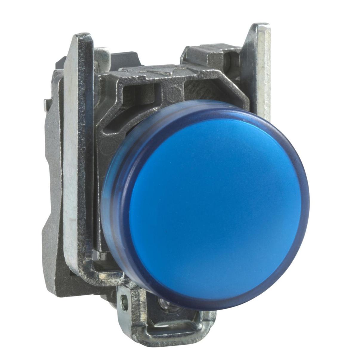 Signallampa XB4BV med inbyggd LED - SIGNALLAMPA XB4BVB6 BLÅ LED 24V AC/DC BLÅ