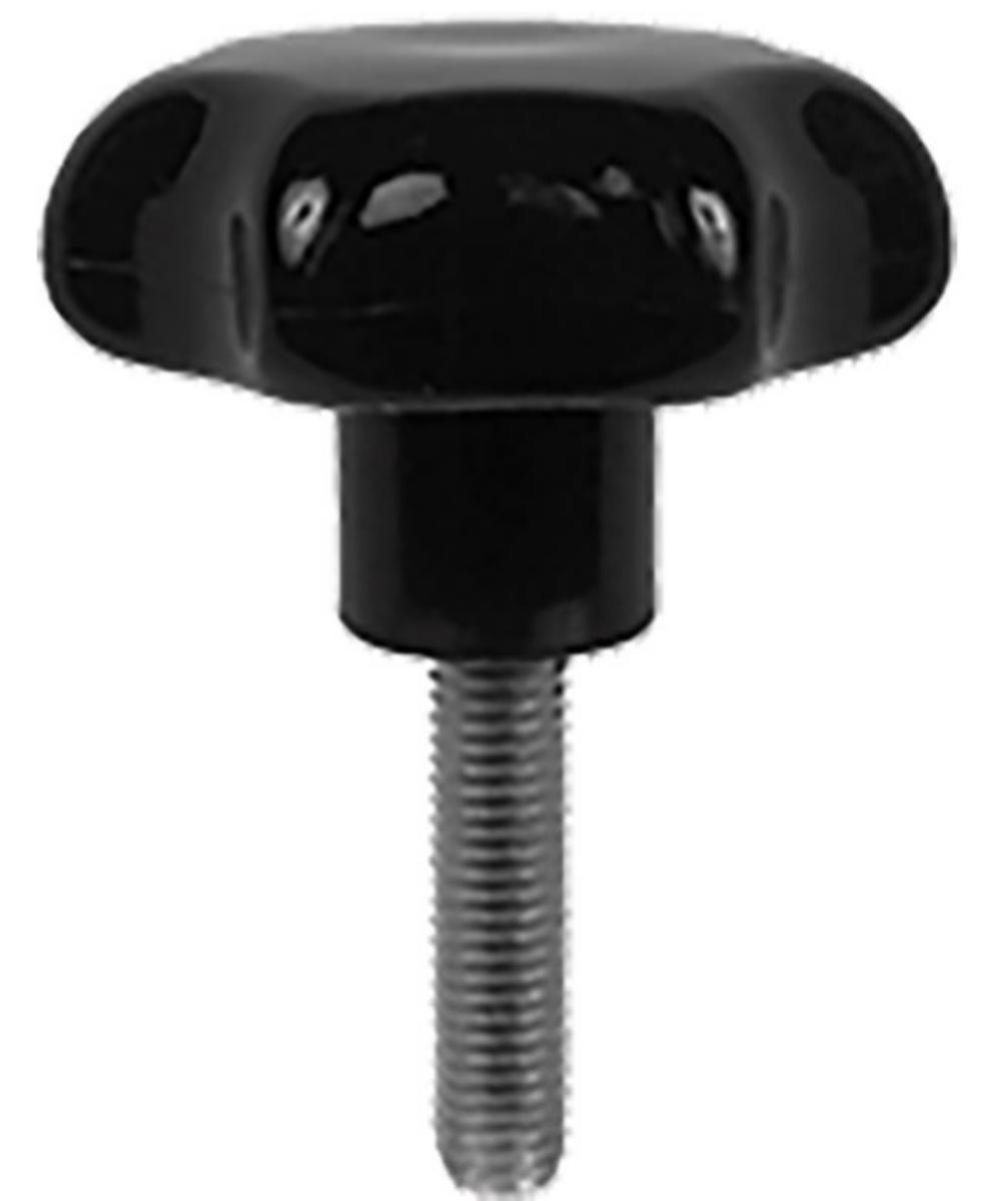 Stjärnvred WN450 Utvändig gängad tapp - STJÄRNVRED SVART WN450 50MM M10X30