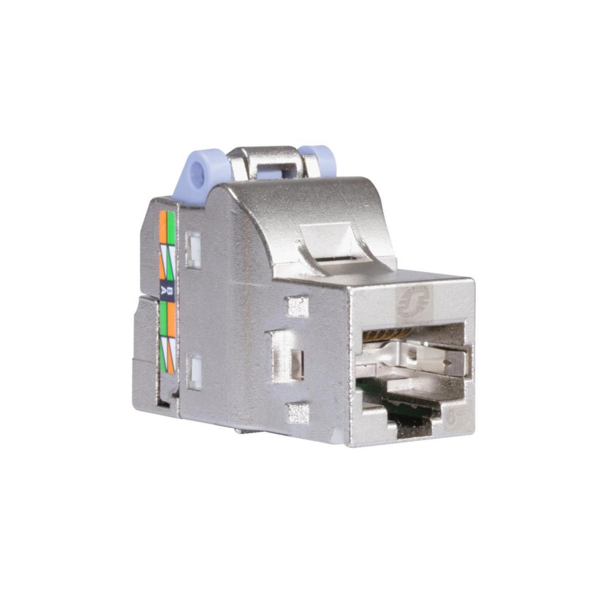Modularjack Actassi, S-One DPM Kat 6  STP,  Schneider-Electric - MODULARJACK RJ45 KAT6 STP 