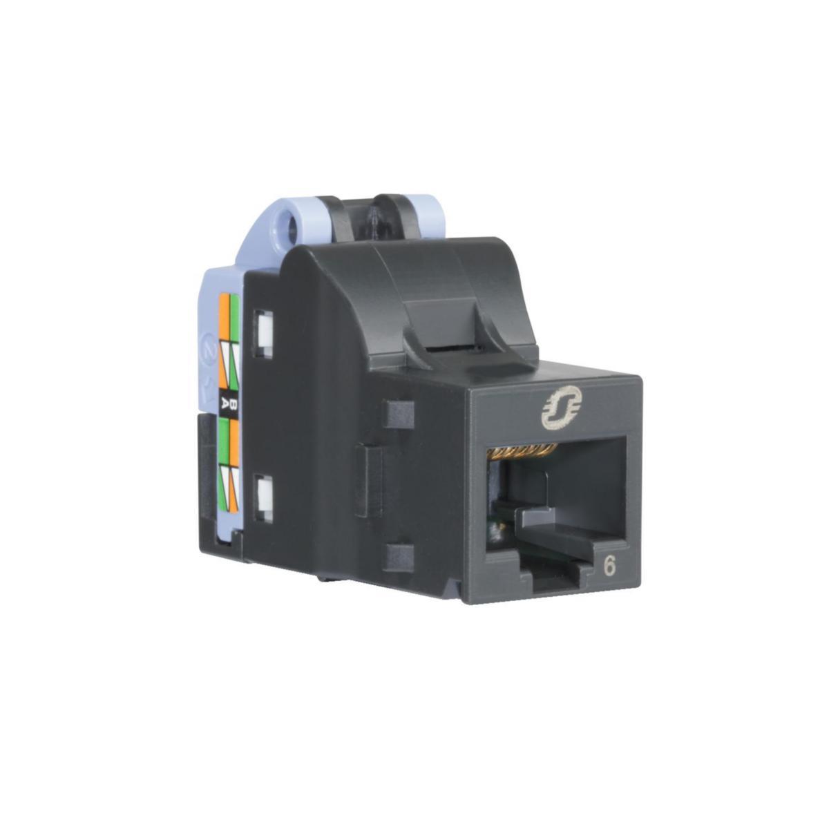Modularjack Actassi, S-One DPM Kat 6  UTP,  Schneider-Electric - MODULARJACK RJ45 KAT6 UTP 96 
