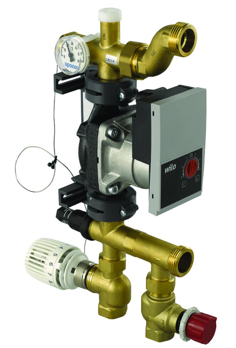 Pump och shuntgrupp Fluvia T Push-23-B-W, Uponor - UPONOR FLUVIA T PUSH-23-B-W