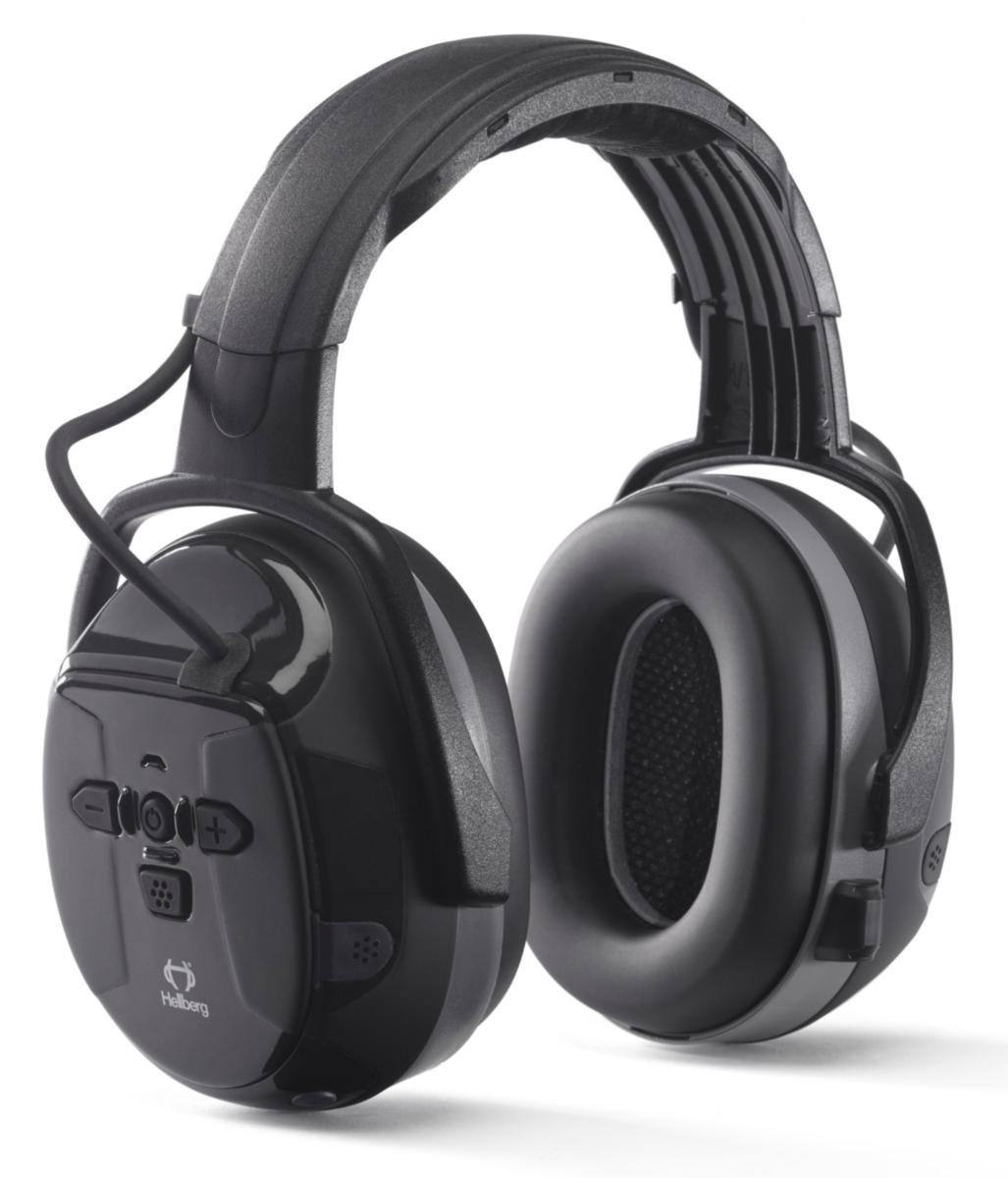 Hörselkåpa Hellberg Xstream medhörning - HÖRSELKÅPA HELLBERG XSTREAM HJÄSSBYG MEDHÖRNING BLUETOOTH