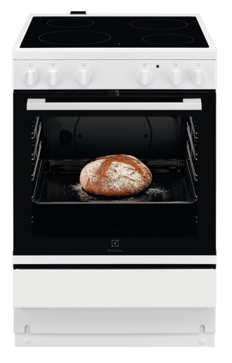 Spis, glaskeramikhäll, 60 cm, AquaClean, 300 Traditional - SPIS GLASKERAMIKHÄLL 60 CM VIT 400 V LKR60002SW ELECTROLUX