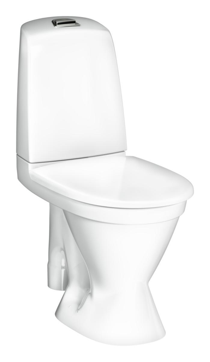 WC-stol Nautic 1591 Hygienic Flush, Gustavsberg - GBG NAUTIC WC 1591 HF S-LÅS ROT, 4L, MJUK SITS, SKRUV