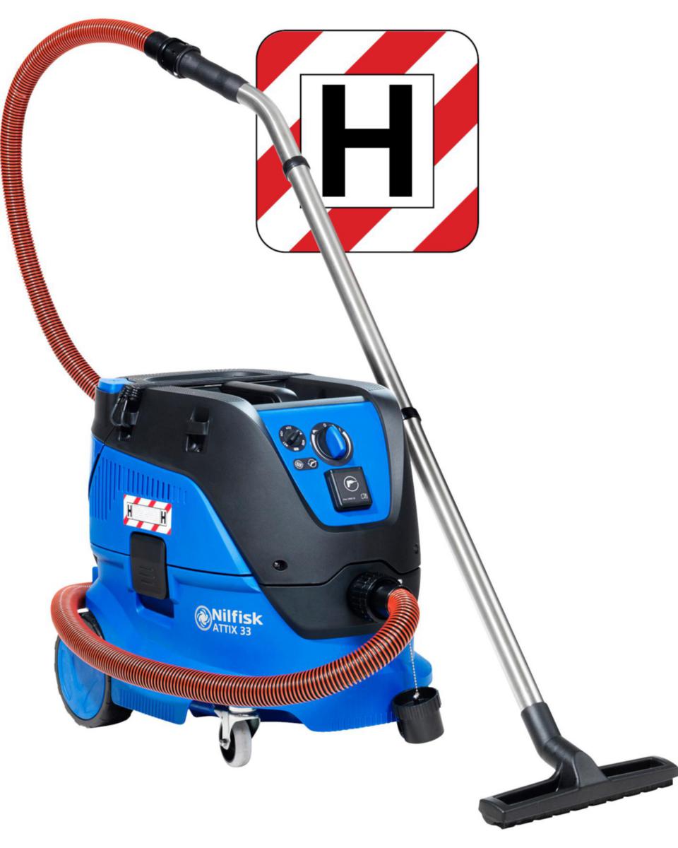 Grovdammsugare Nilfisk Attix 33-2H PC - GROVDAMMSUGARE NILFISK ATTIX 33-2H PC 30L DUALFILTER H-KLA