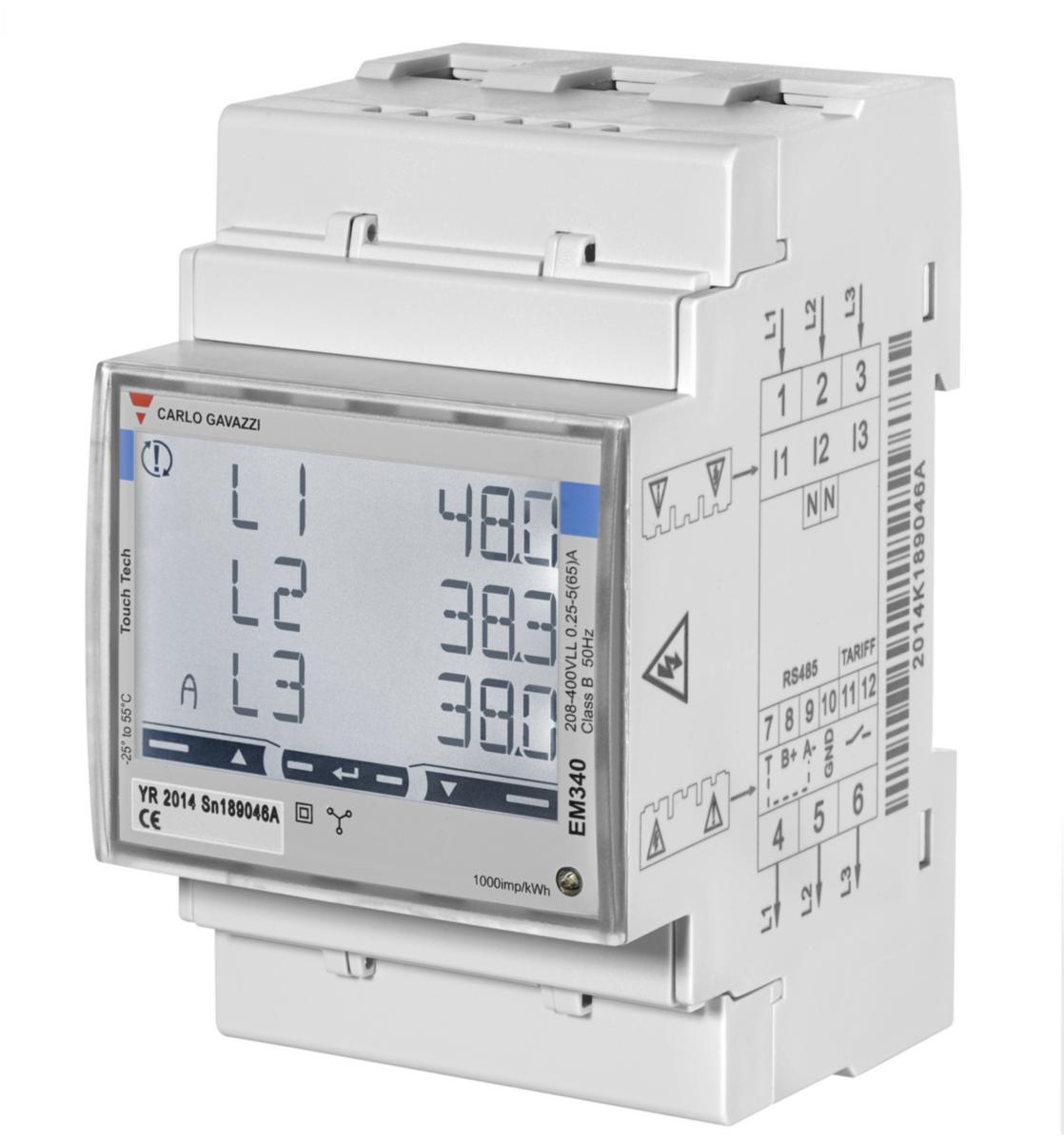 Elmätare EM330 - ENERGIMÄTARE MID 3-F 5A M-BUS EM330DINAV53HM1PFA