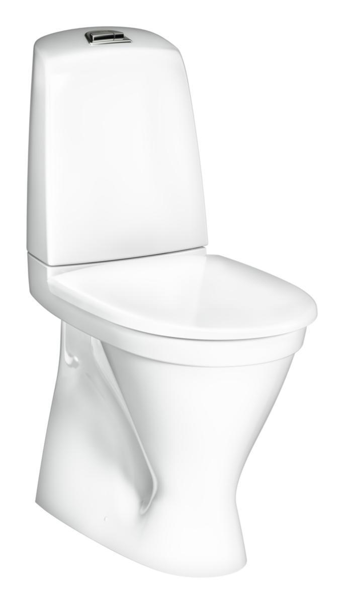 WC-stol Nautic 1546 Hygienic Flush, Gustavsberg - GBG NAUTIC WC 1546 HF S-LÅS FÖRHÖJD, 2/4L, MJUKSITS, SKRUV