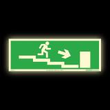 Färgefterlysande "Utrymningsskyltar AFS" Supernova®