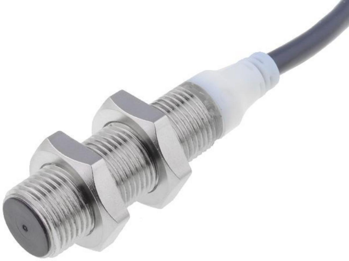 Induktiv givare E2A metall i skärmat utförande - IND.GIVARE M12 SL PNP 2M E2A-M12KS04-WP-B12M