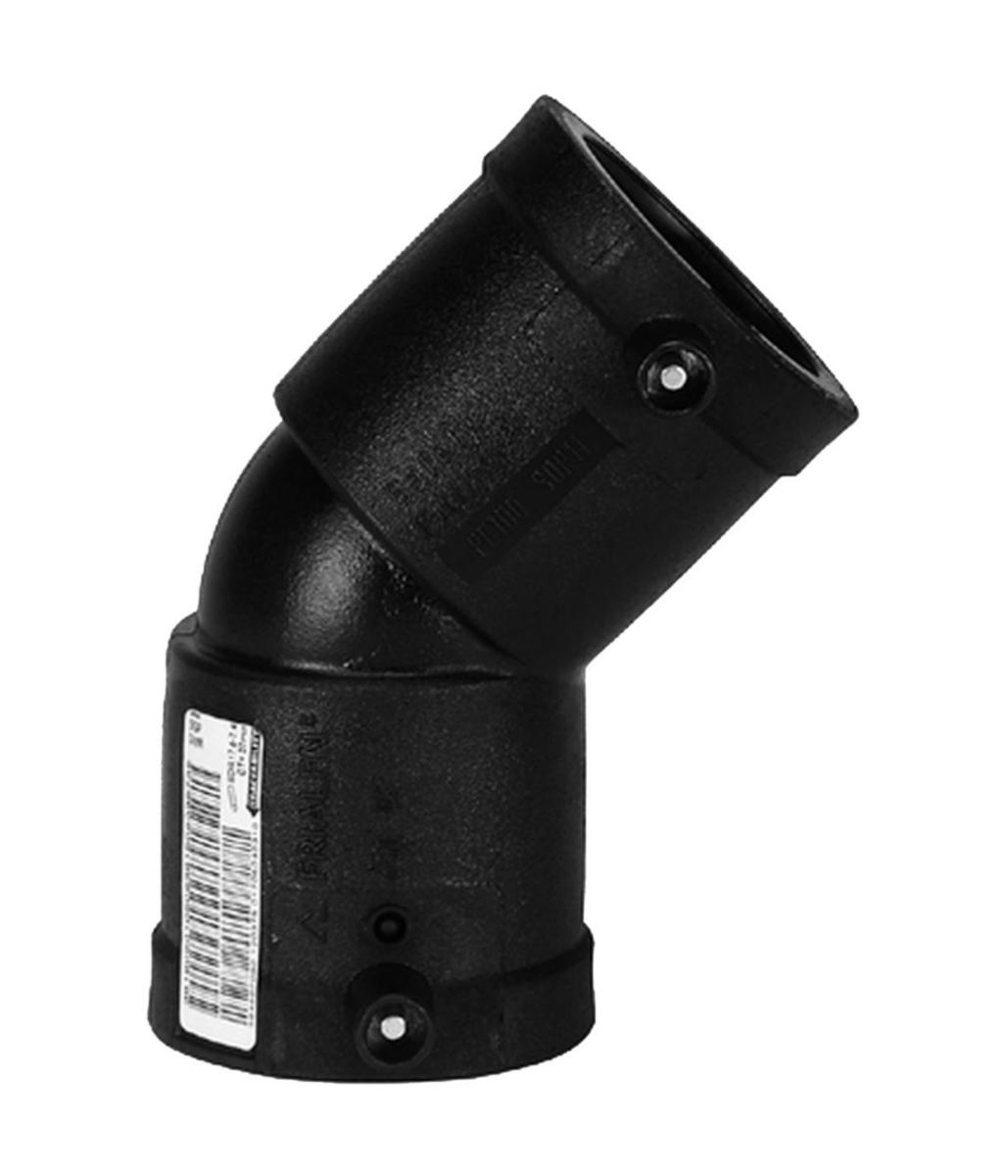 Elsvetsvinkel, Frialen, W45° - 125X45GR VINKEL W45, FRIALEN PE100, SDR11