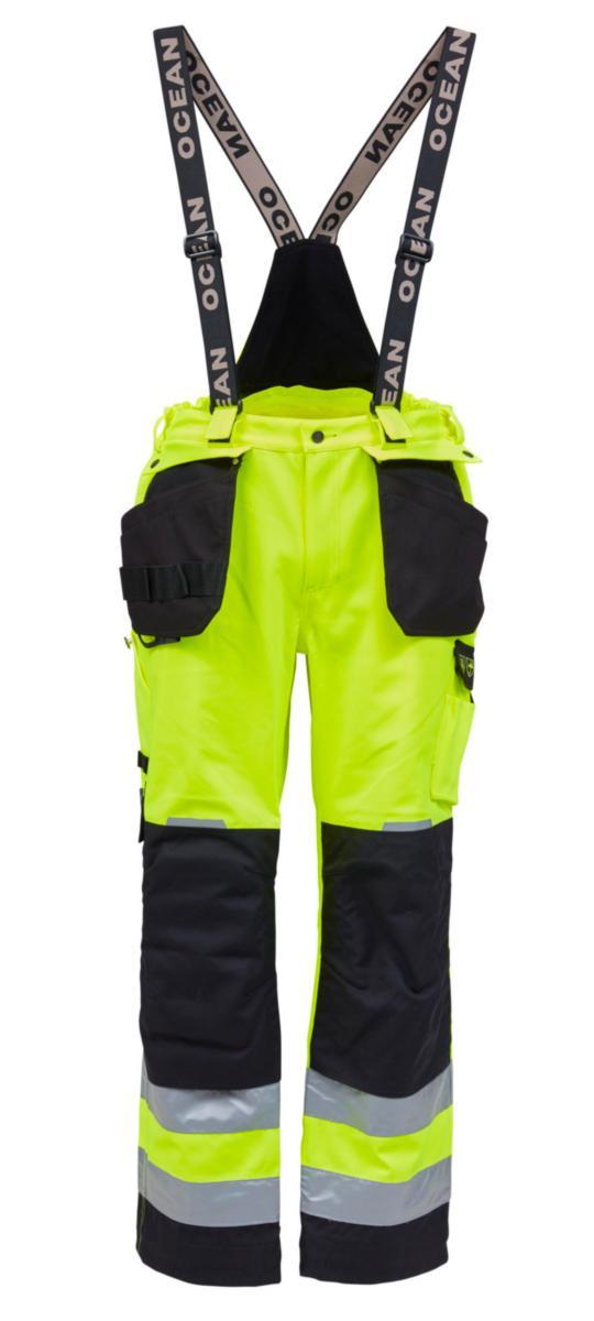 Midjebyxa Abeko Åbo Stretch 554081 - MIDJEBYXA ABEKO ÅBO STRETCH VARSEL GUL/SVART KL1 STL S