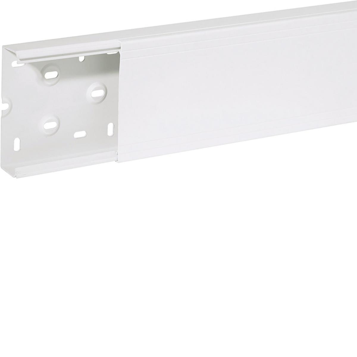 Matarkanaler, TIR+ blyfri PVC med hålad baksida - KANAL TIR+ T10040 VIT