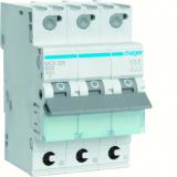Minibrytare 3-pol typ C, MCS3, 6kA, Quick Connect, Hager
