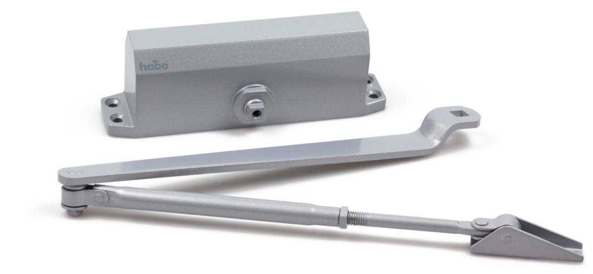 Dörrstängare Habo 400 - DÖRRSTÄNGARE HABO 400 SILVER 4 EN 1154 INKL STD ARM
