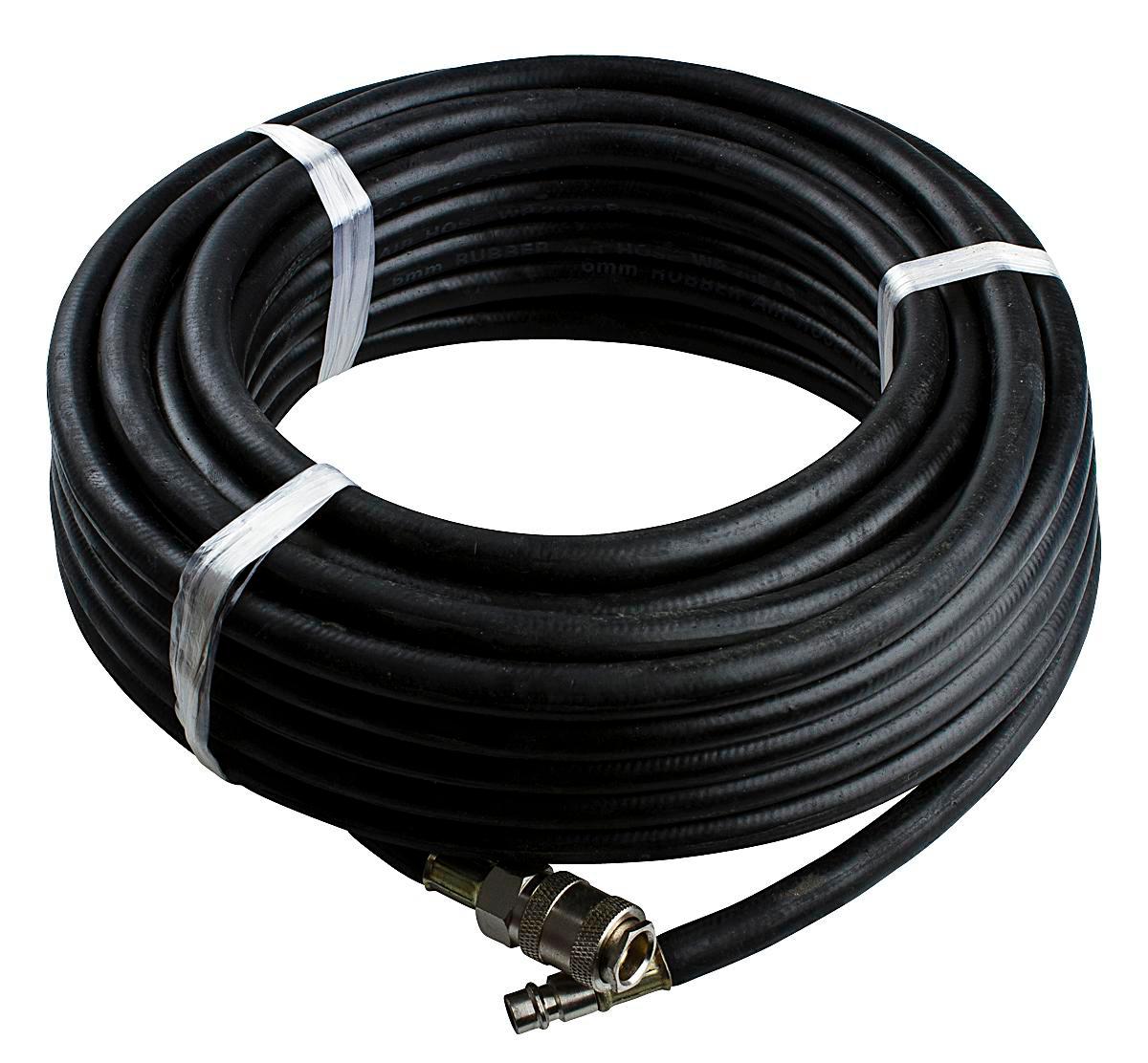 Tryckluftsslang PELA gummi, 1/4" - TRYCKLUFTSSLANG PELA GUMMI 1/4 LGD 15M
