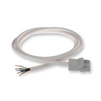 HF-kablage, RQQ 5G1,5 mm² med grå stickkontakt NCC51S.G och fri ände.
