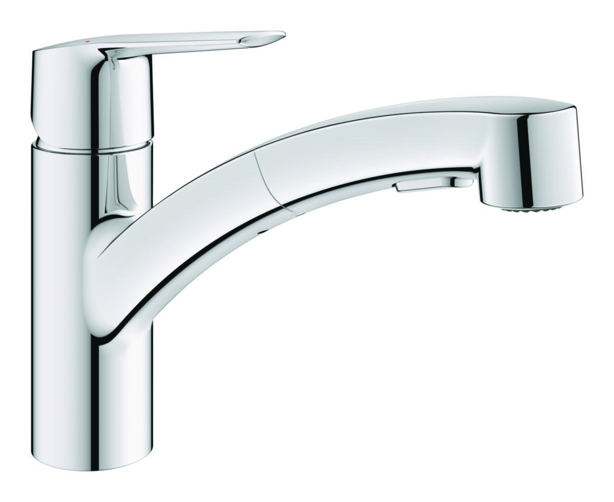 Köksblandare Start Dual, Grohe - GROHE KÖKSBLANDARE START LÅG, DUAL DUSCH UTDRAGB.