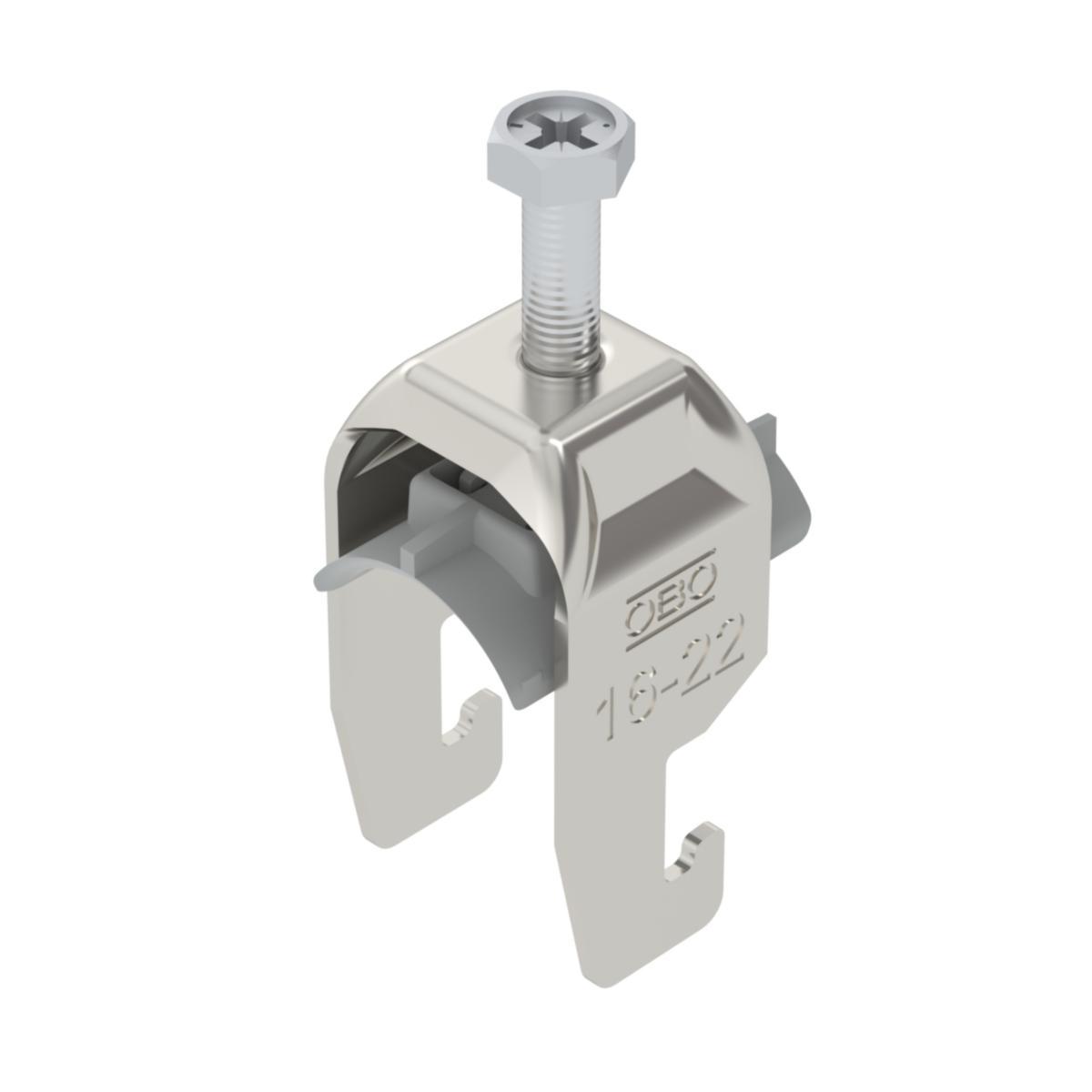 Kabelhållare för ankarskenor, rostfritt stål 304 (1.4301) - KABELHÅLLARE 16-22MM A2 P U1 BS-U1-K-22 A2