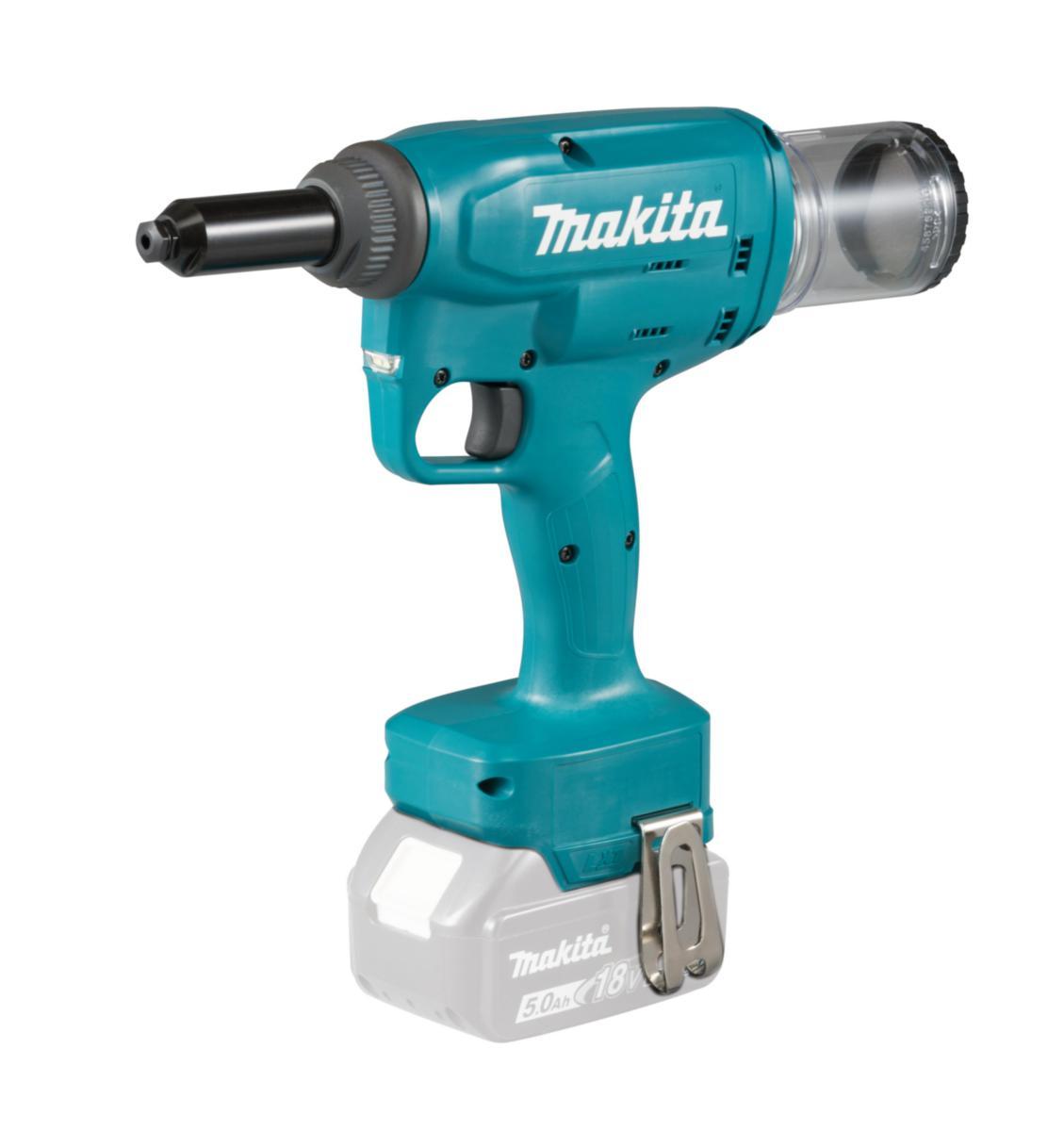 Popnitpistol Makita DRV250Z SOLO - POPNITPISTOL MAKITA 18V DRV250Z 2.4-6.4MM 20KN SL=30MM