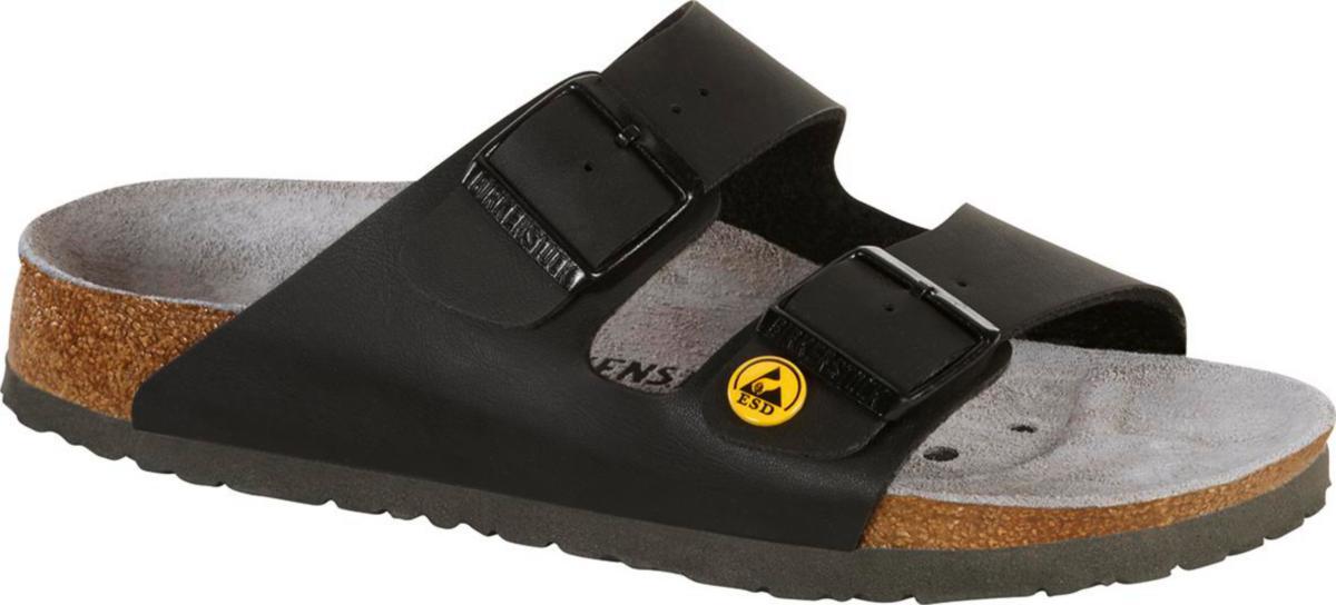 Sandal Birkenstock Arizona ESD Smal - SANDAL BIRKENSTOCK ARIZONA ESD SVART SMAL LÄST STRL 37