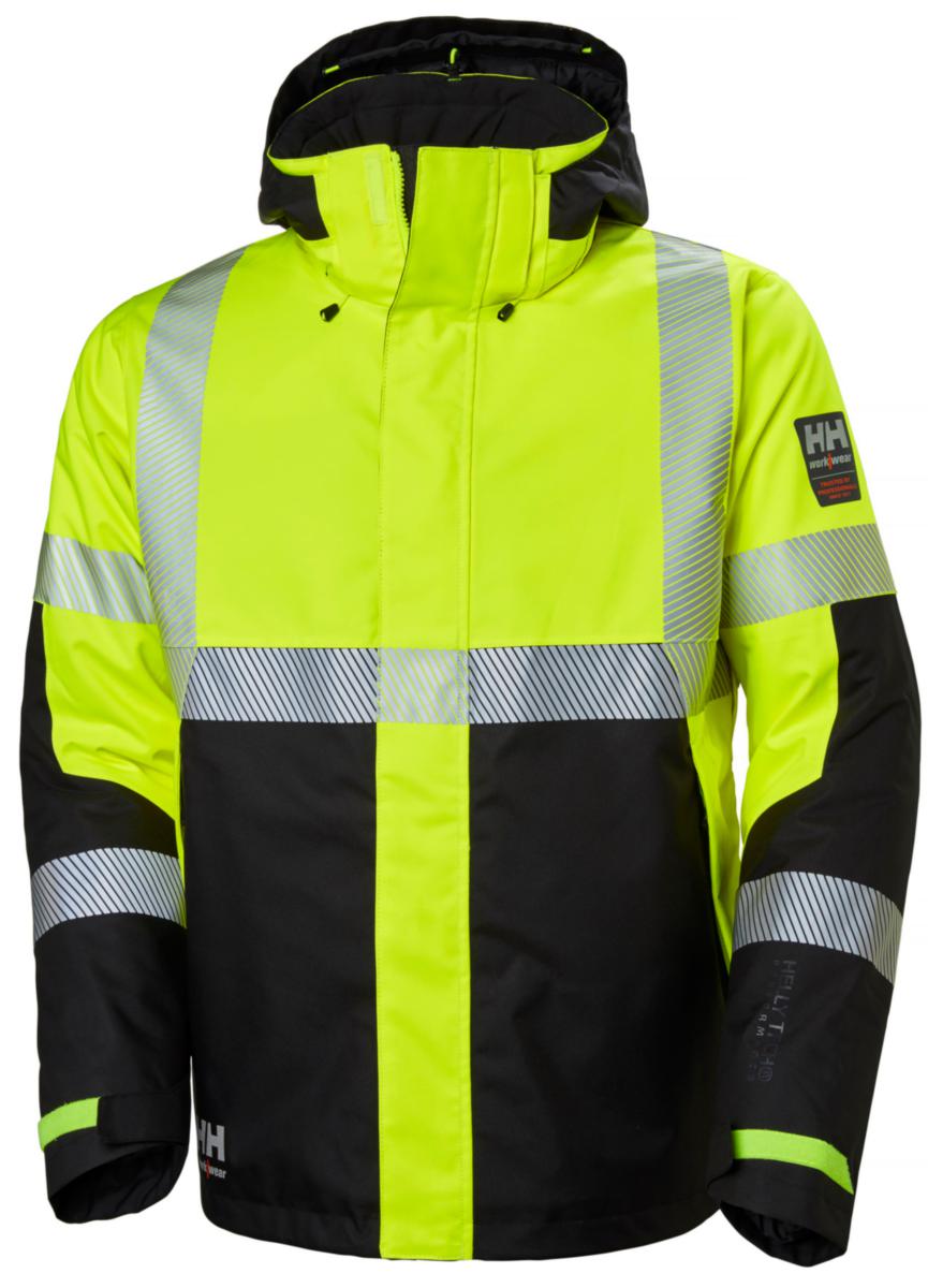 Vinterjacka varsel ICU Helly Hansen - VINTERJACKA HH 71372-369 GU/SV VARSEL KL 3 ICU STL XXL