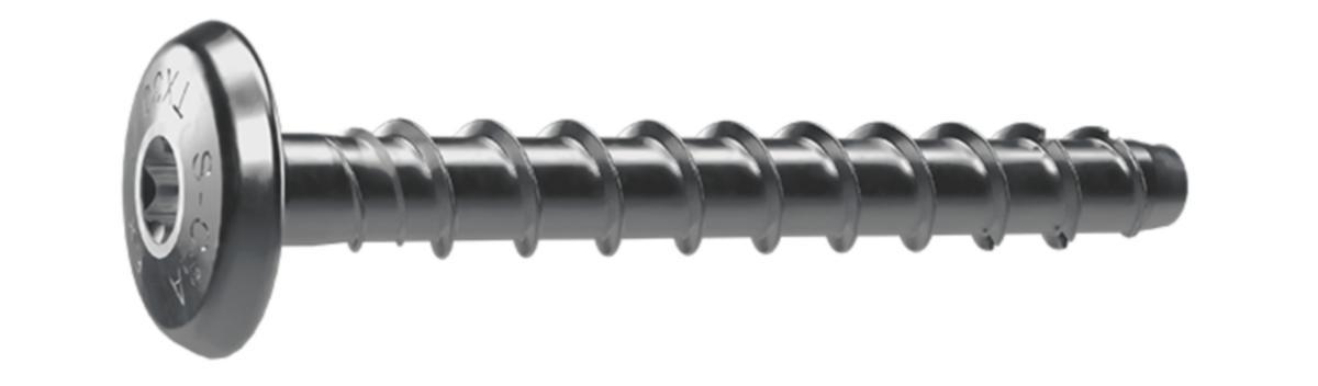 Betongskruv Sormat S-CSA P C4 lågkullrigt huvud med stor diameter - BETONGSKRUV S-CSA P FL C4 T30 6X40/5 10ST