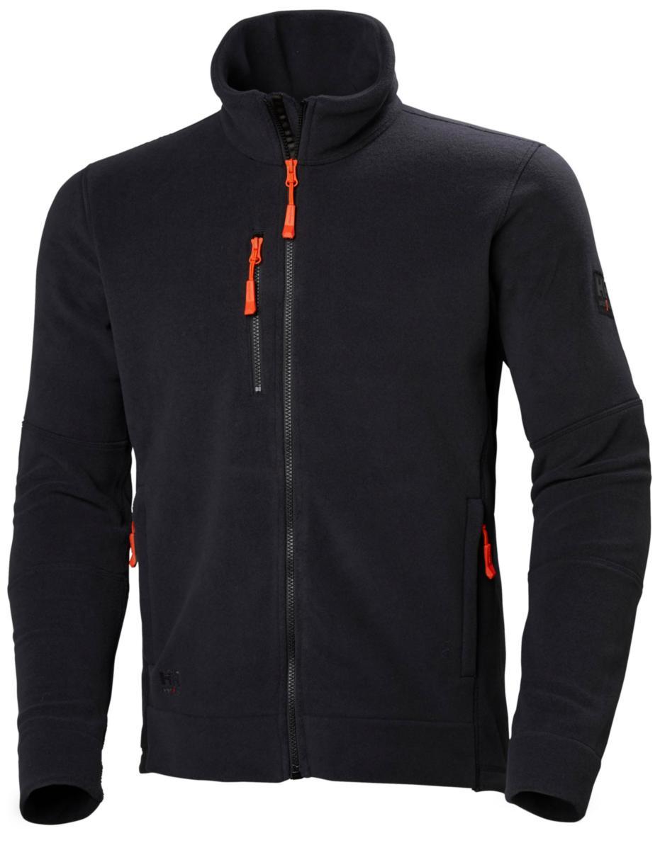 Fleecejacka Helly Hansen Kensington 72158 - FLEECEJACKA HH 72158-930 SVART POLARTEC KENSINGTON S
