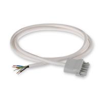 HF-kablage, RQQ 5G1,5 mm² med grå hylskontakt NCC52S.G och fri ände.