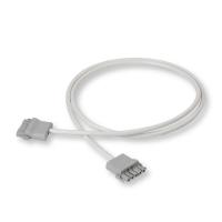 HF-kablage, RQQ 5G1,5 mm² med grå hylskontakt NCC51S.G och grå hylskontakt NCC52S.G.