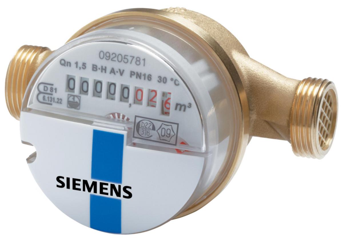 Mätare WFK, Siemens - SIEMENS MÄTARE WFK30.D110 KALLV.. 1.5M3/H. 110MM.EJ PULS