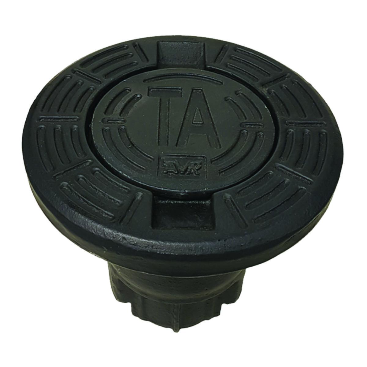 Ventilbetäckning, rund med runt lock TA - AVK SERVIS-/SLUSSBETÄCKNING 210MM RUND RAM. RUNT LOCK (TA)