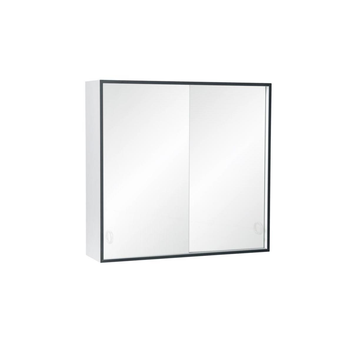 Badrumsskåp Skåform 8 Basic - BADRUMSSKÅP SKÅFORM BASIC 8 SPEGELSKJUTDÖRRAR 550X525MM