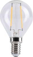 LED-lampa, klot, klar, retro/filament, Gelia